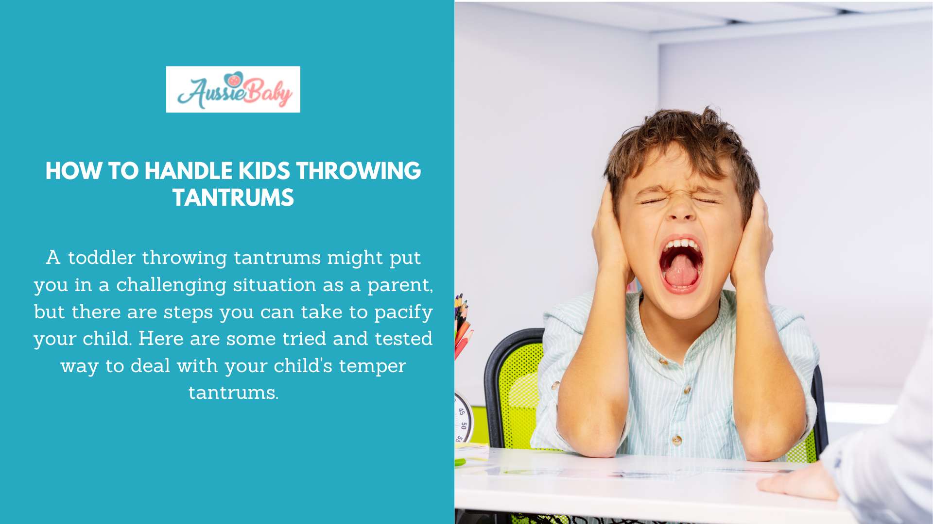 How To Handle Kids Throwing Tantrums Aussie Baby
