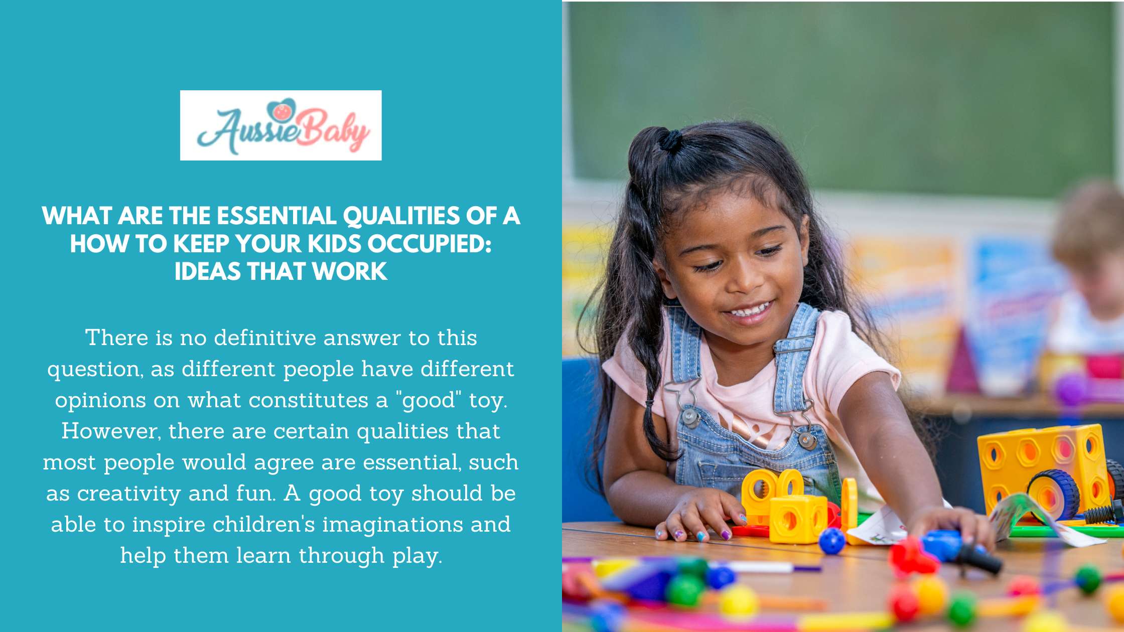 How to Keep Your Kids Occupied Ideas That Work Aussie Baby