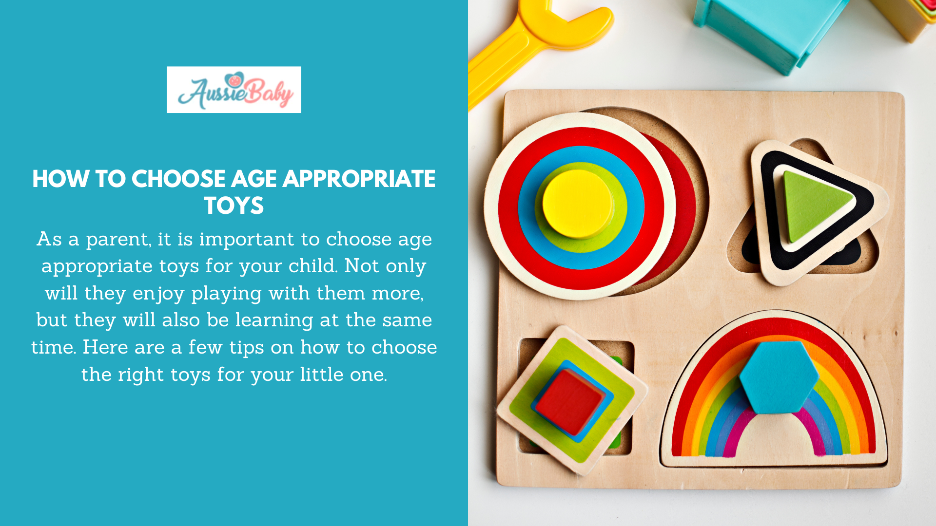 Age appropriate best sale toys