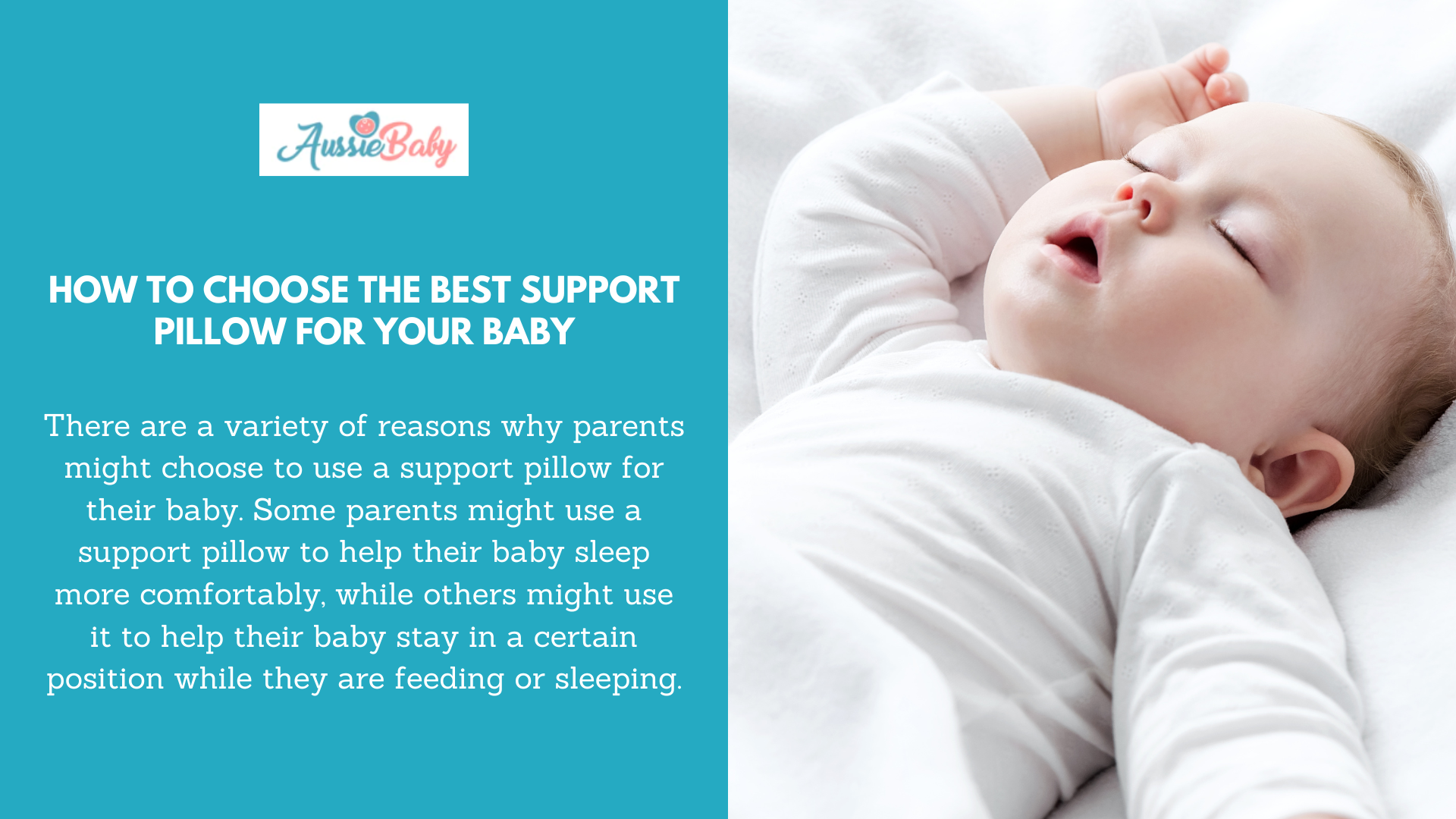 How to Choose the Best Support Pillow for Your Baby Aussie Baby