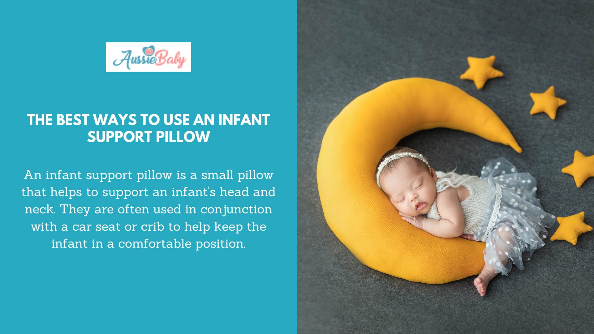 The Best Ways to Use an Infant Support Pillow Aussie Baby