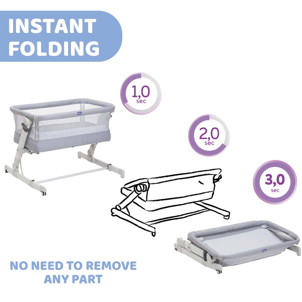 Chicco Juvenile Next2Me PopUp Grey Mist