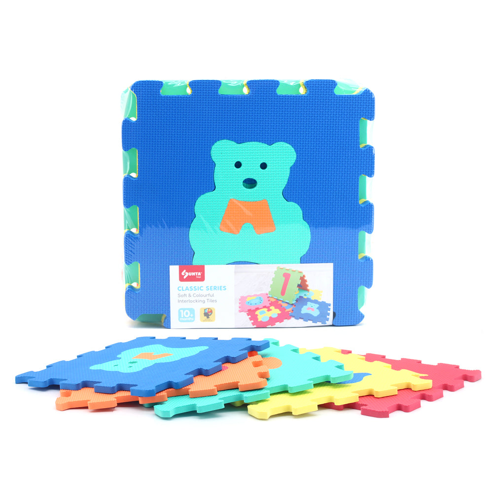 Eco-Friendly Set of 10 EVA Foam Composition Animal Puzzles