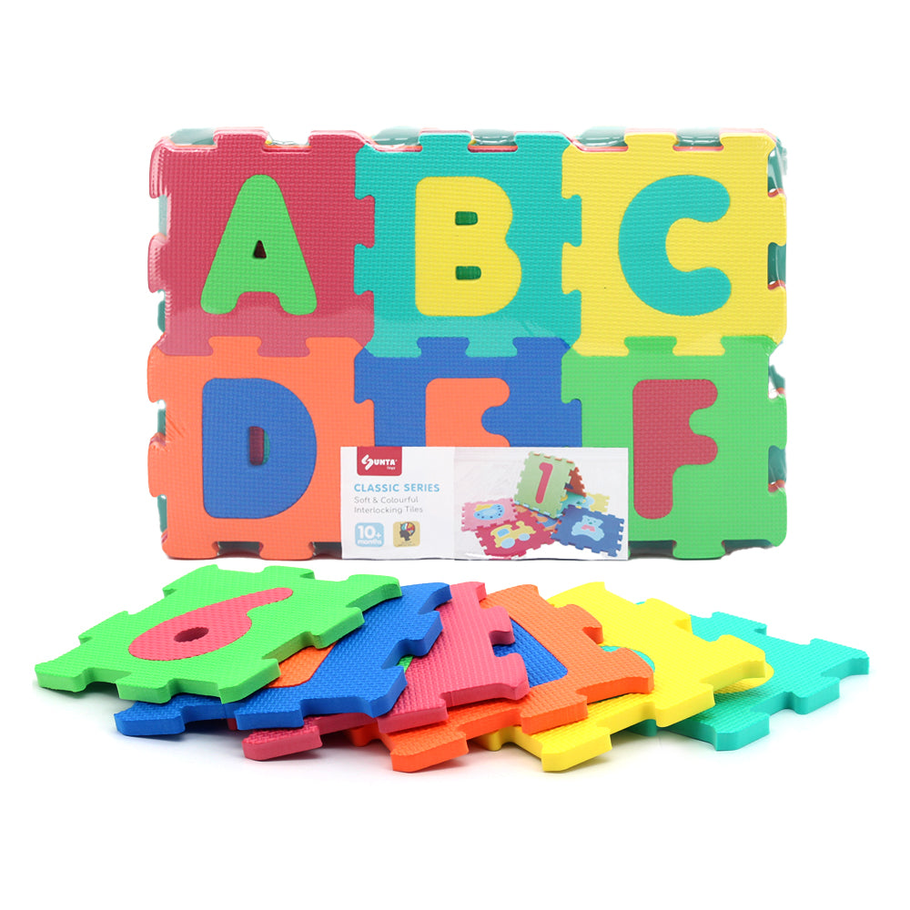 Baby Alphabet Mat Alphabet Kids Puzzle Mats 36 Pieces Mini Puzzle