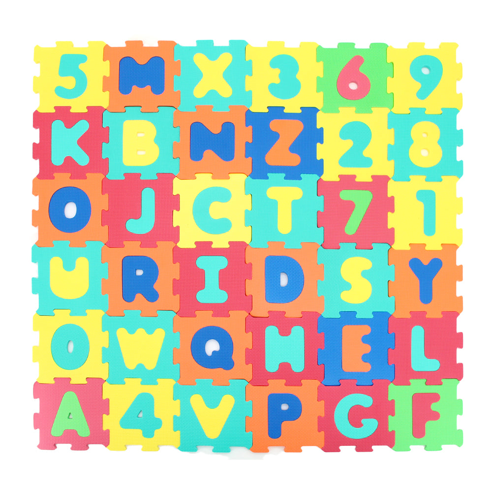 Aussie Baby Toddler Number Alphabet 36pcs Puzzle Toy Foam Floor Mats