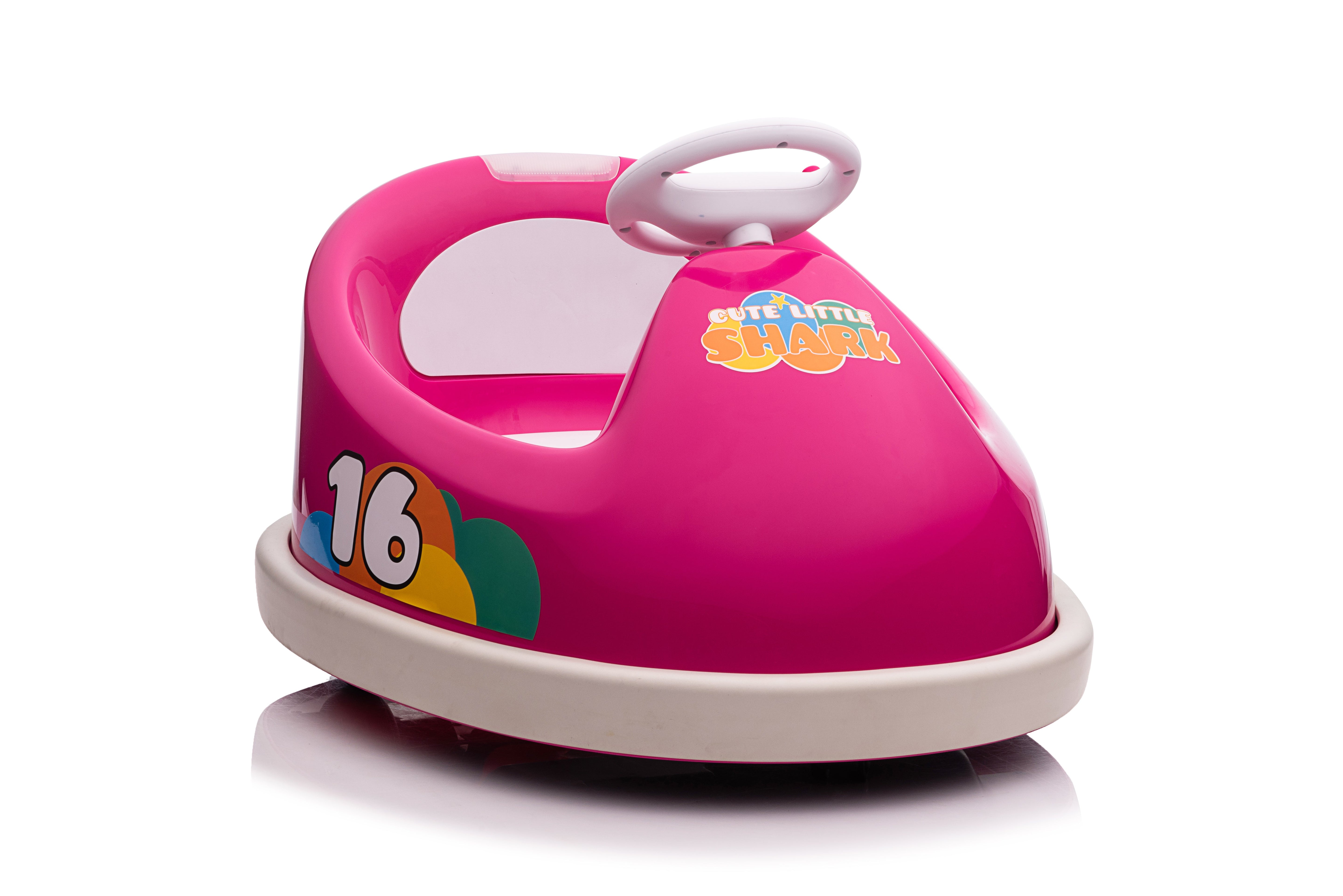 Bumper Car 6V Kids Electric Ride On Toy Car - Pink