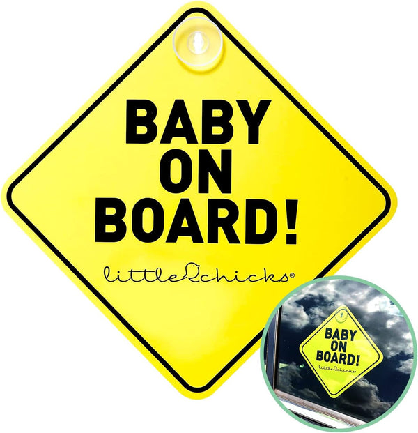 Little Chicks Baby on Board Car Sign Decal