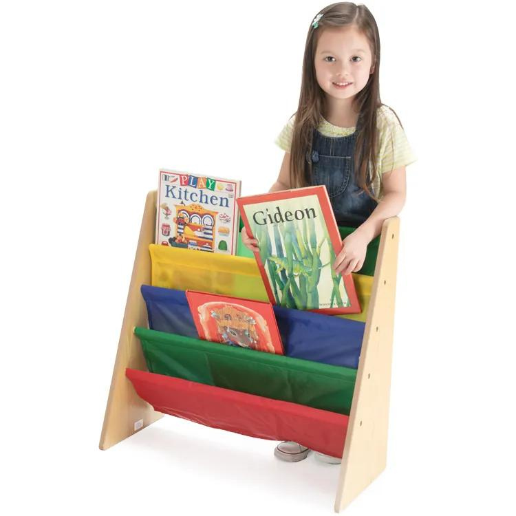 Aussie Baby Soft Book and Magazine Storage Rack – Vibrant Rainbow