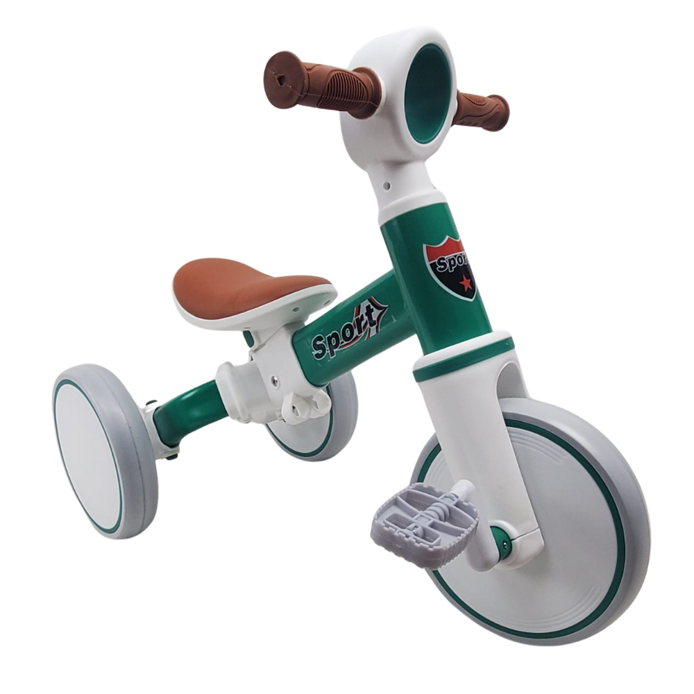 Aussie Baby 2 in 1 Balance Bike Trike Green