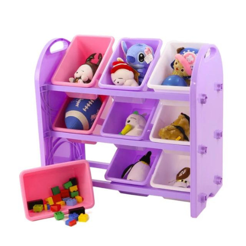 Aussie Baby 9 Bins Toy Box Organiser Shelf Storage Rack