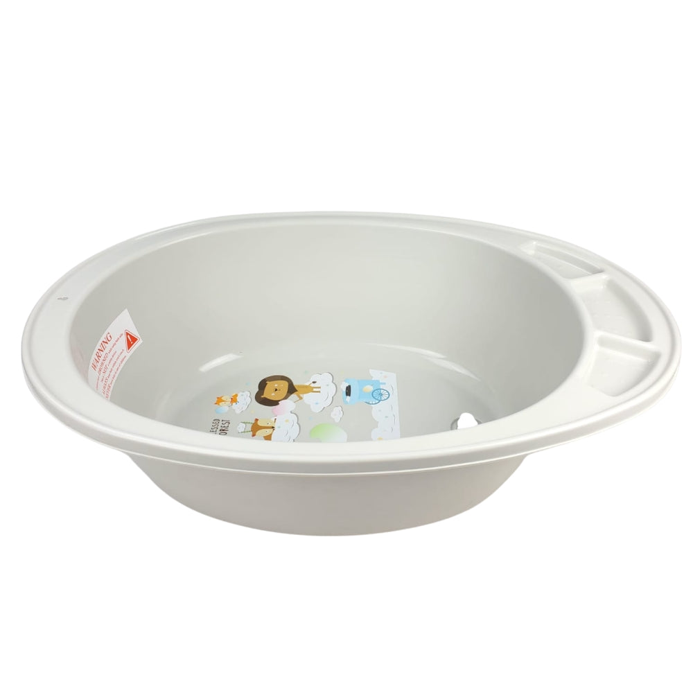 Large Double Bear Bath Tub - Cream