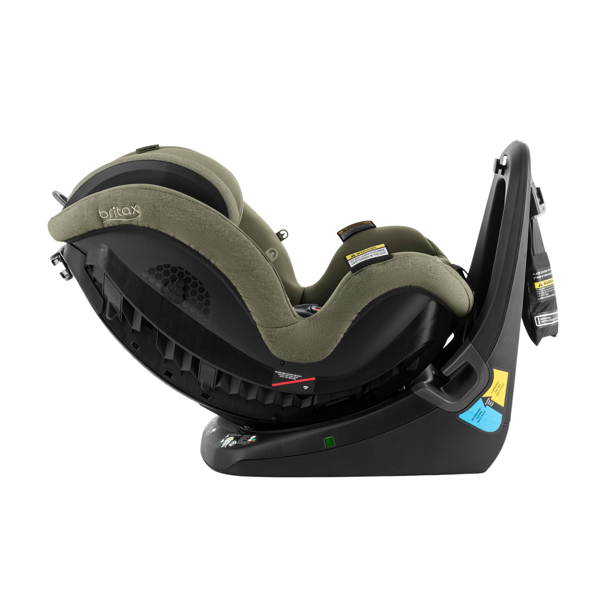 Britax Graphene 360 Rotating Convertible Car Seat – Dark Olive