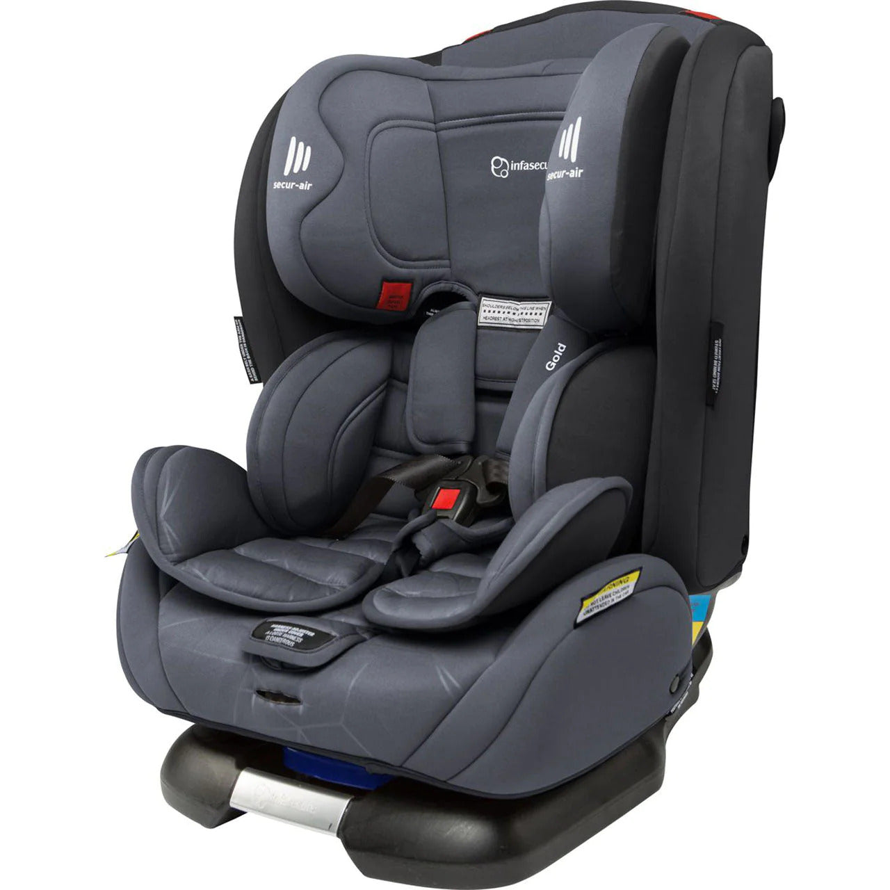 InfaSecure Gold Slate Convertible Car Seat (0-8 Years)