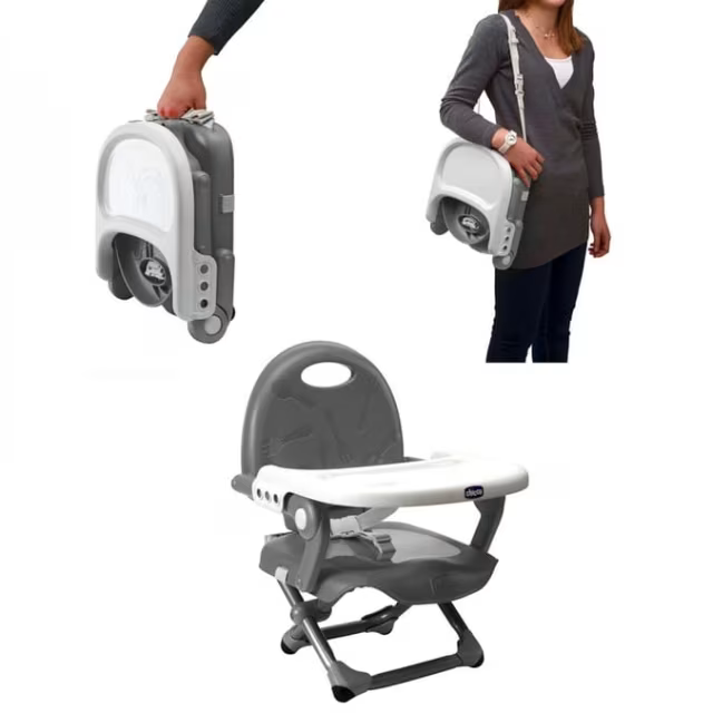Chicco Pocket Snack Booster Seat Dark Grey