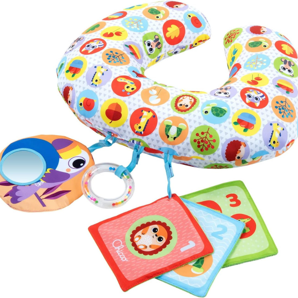 Chicco Magic Forest Tummy Time Boppy Pillow – Aussie Baby