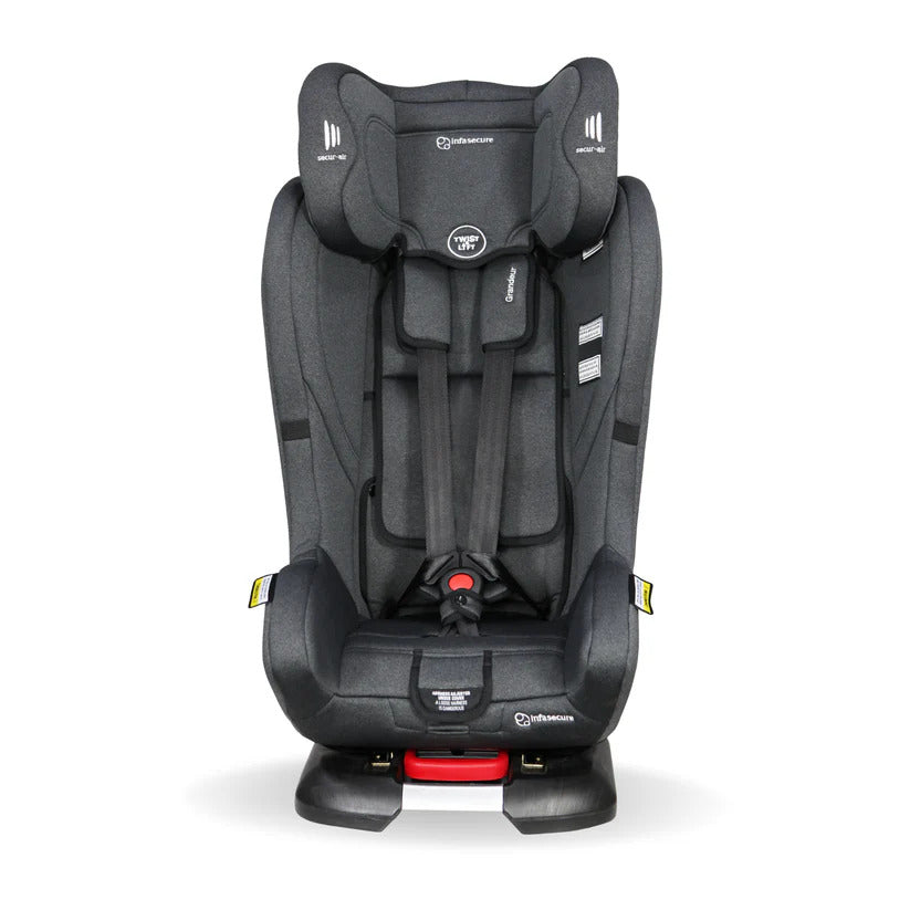 Infa Secure Grandeur Go Convertible Car Seat - Black Fleck