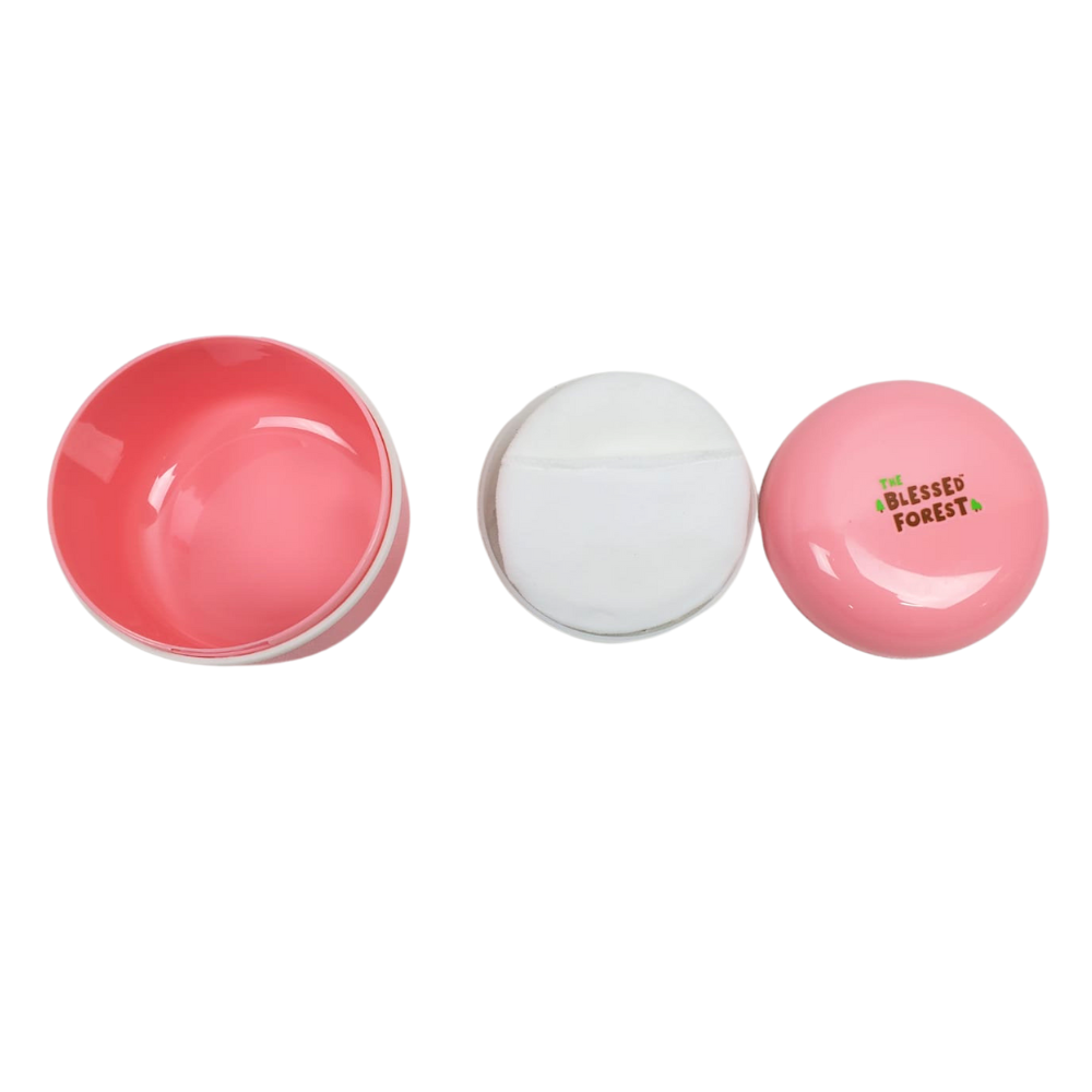 Happy Angel Baby Powder Puff Case - Pink