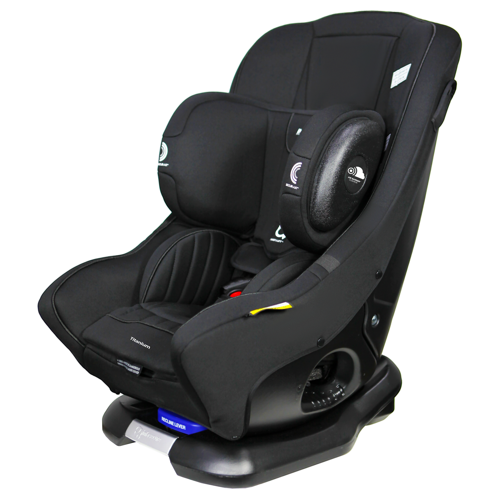 InfaSecure Titanium Quantum Pro Convertible Car Seat (0-8 years) Black