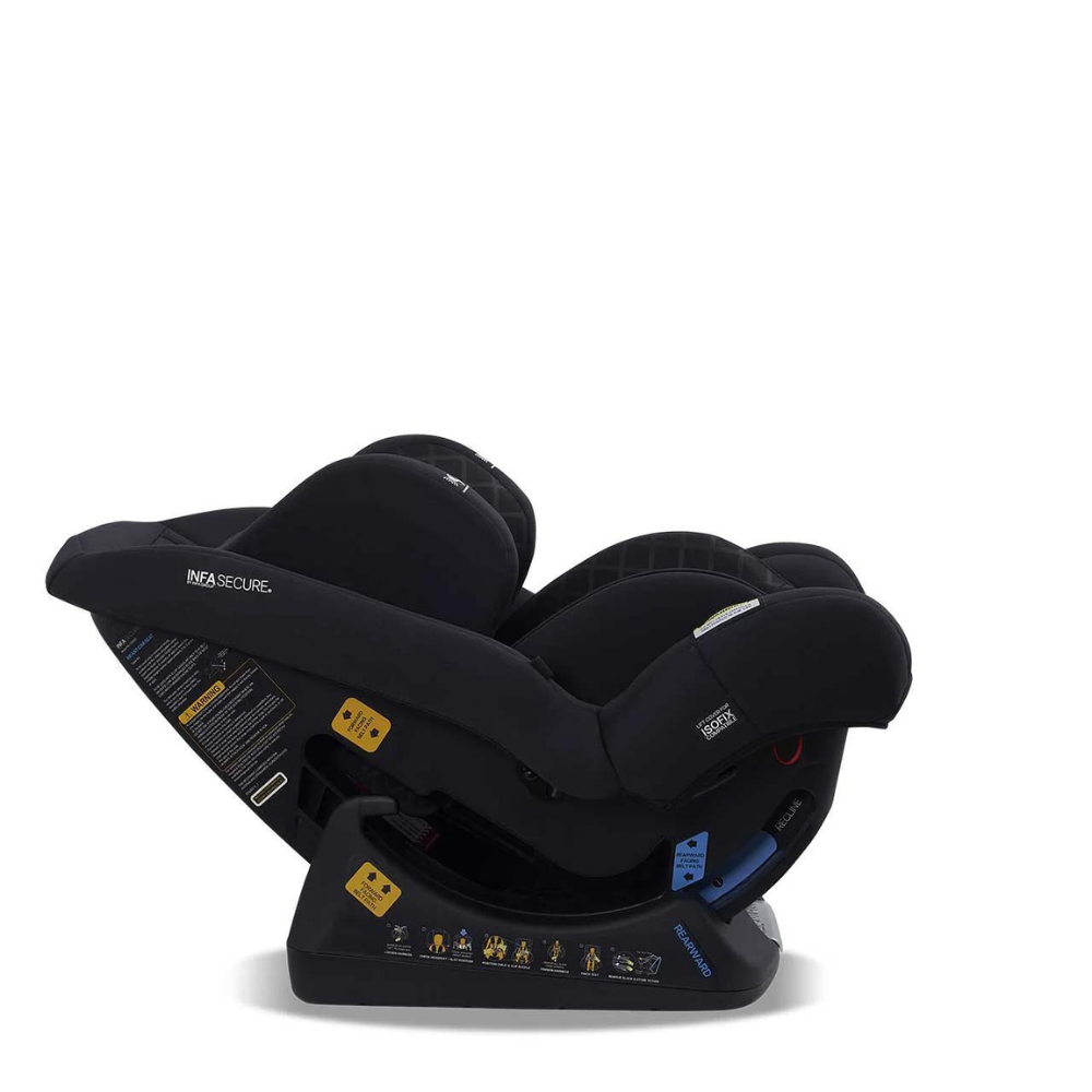 InfaSecure Momentum Onyx - ISOFix Car Seat (Birth to 4 Years)