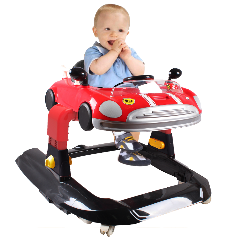 Mini Cooper Inspired Deluxe Baby Walker Play Centre