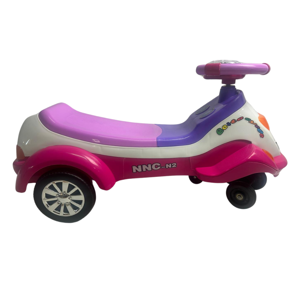 Twist & Go Swing Ride-On Wiggle Car - Pink