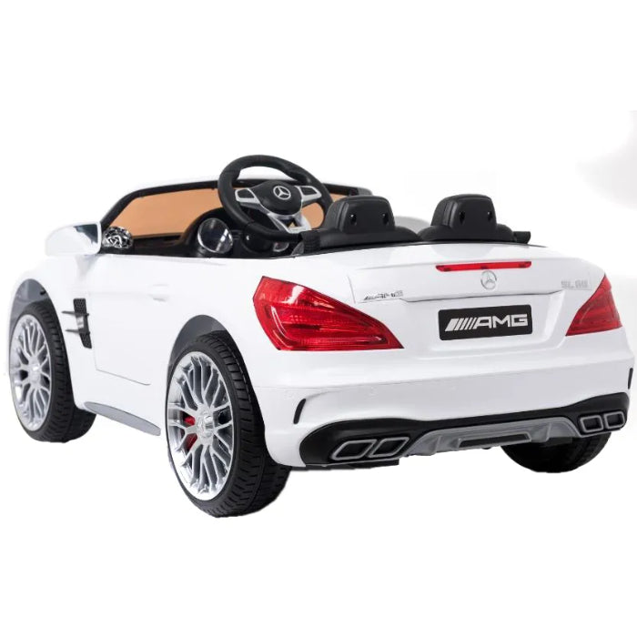Licensed Mercedes-Benz SL65 AMG Kids Electric Ride On Car – White
