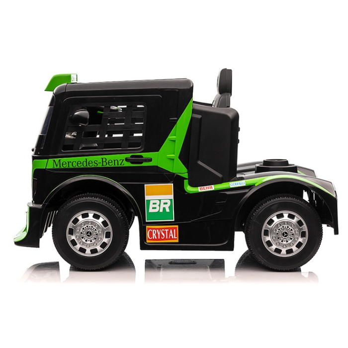 Licensed Mercedes-Benz Semi Trailer Truck Electric Ride-On - Green