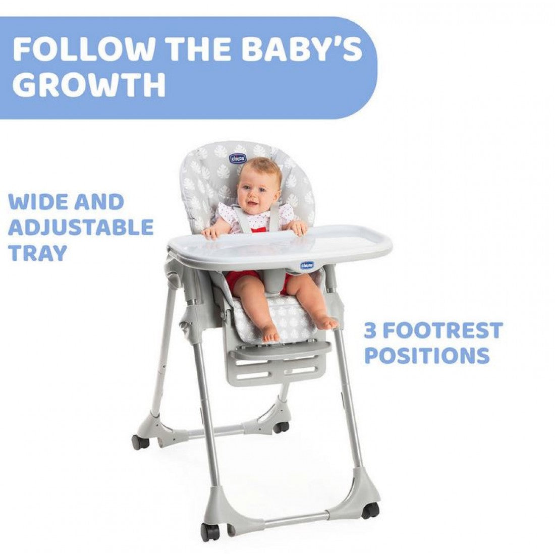 Chicco Polly Easy High Chair - Giraffe