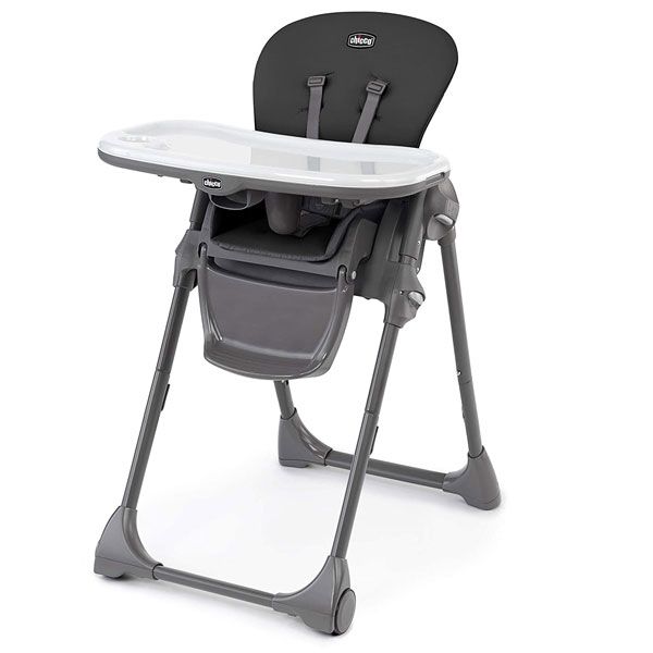 Chicco Polly Space Saving Fold High Chair Black