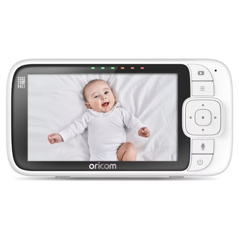 Oricom OBH650AI Skyview AI 5inch Smart HD Baby Monitor with Cot Stand
