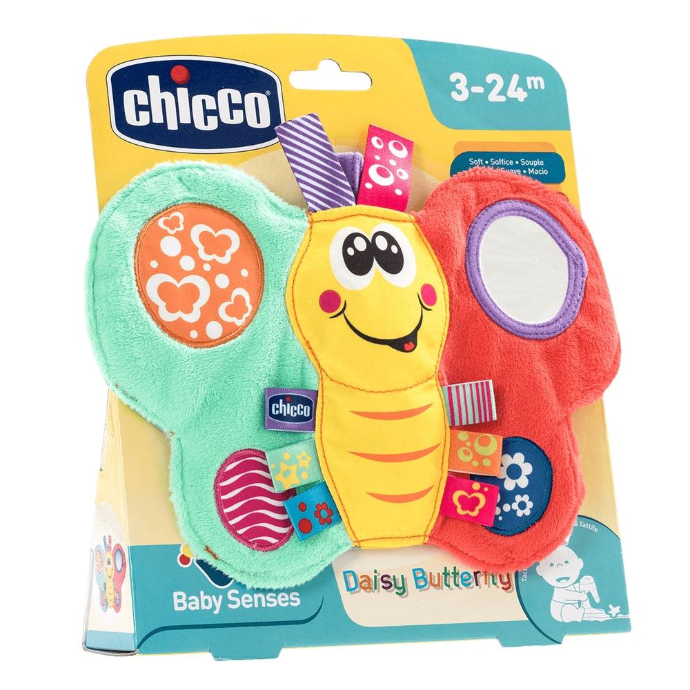 Chicco Toy Daisy Colourful Butterfly Textile Rattle - Aussie Baby