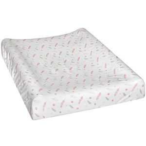 Silly Billyz Jersey Change Mat Cover - Feathers - Aussie Baby