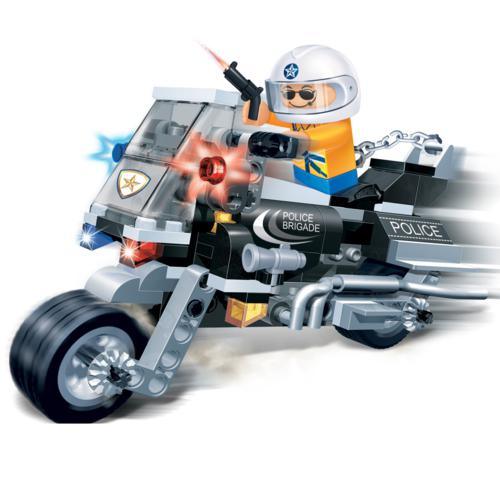 BanBao Police - Police Motorbike 8351 - Aussie Baby