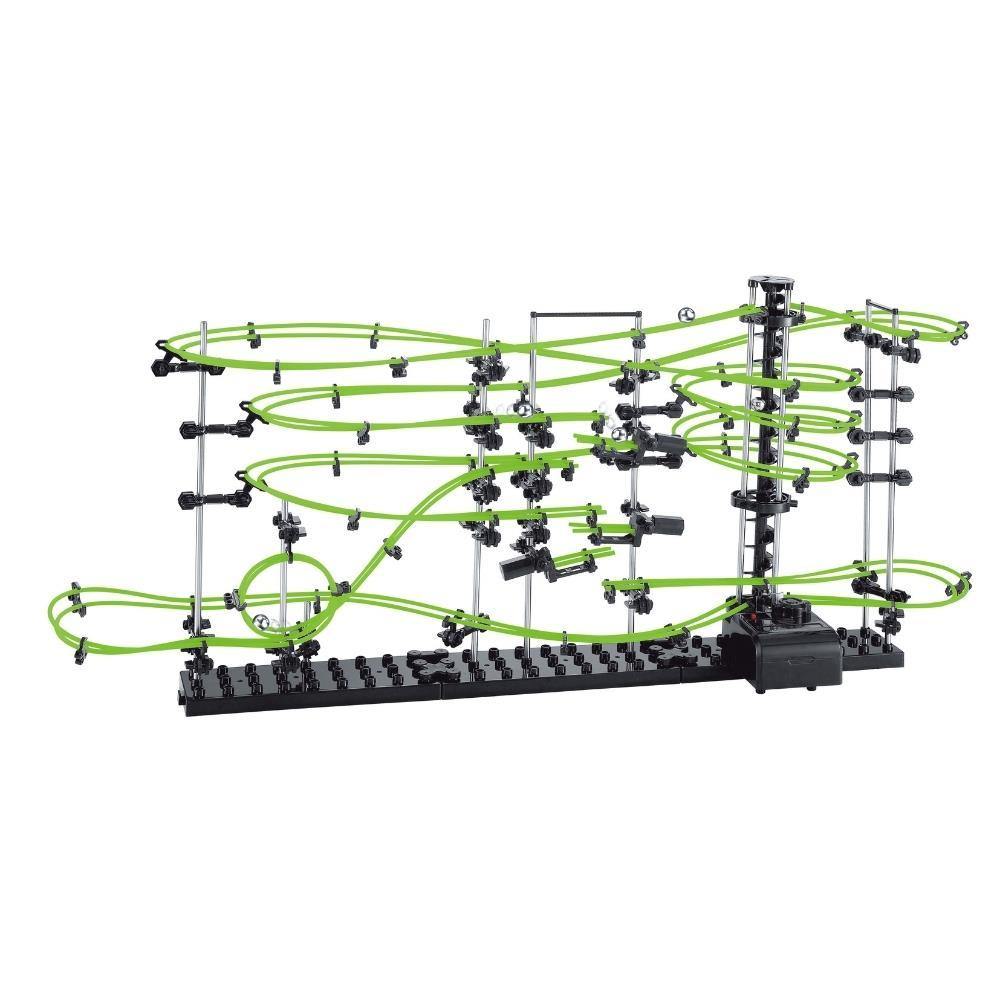 SpaceRail Level 3 Complex Motorised Marble Run - Glow in the Dark! - Aussie Baby