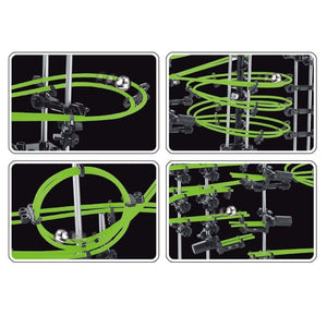 SpaceRail Level 3 Complex Motorised Marble Run - Glow in the Dark! - Aussie Baby
