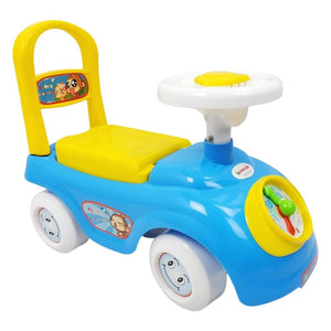 Tick Tock Clock Ride On - Blue - Aussie Baby