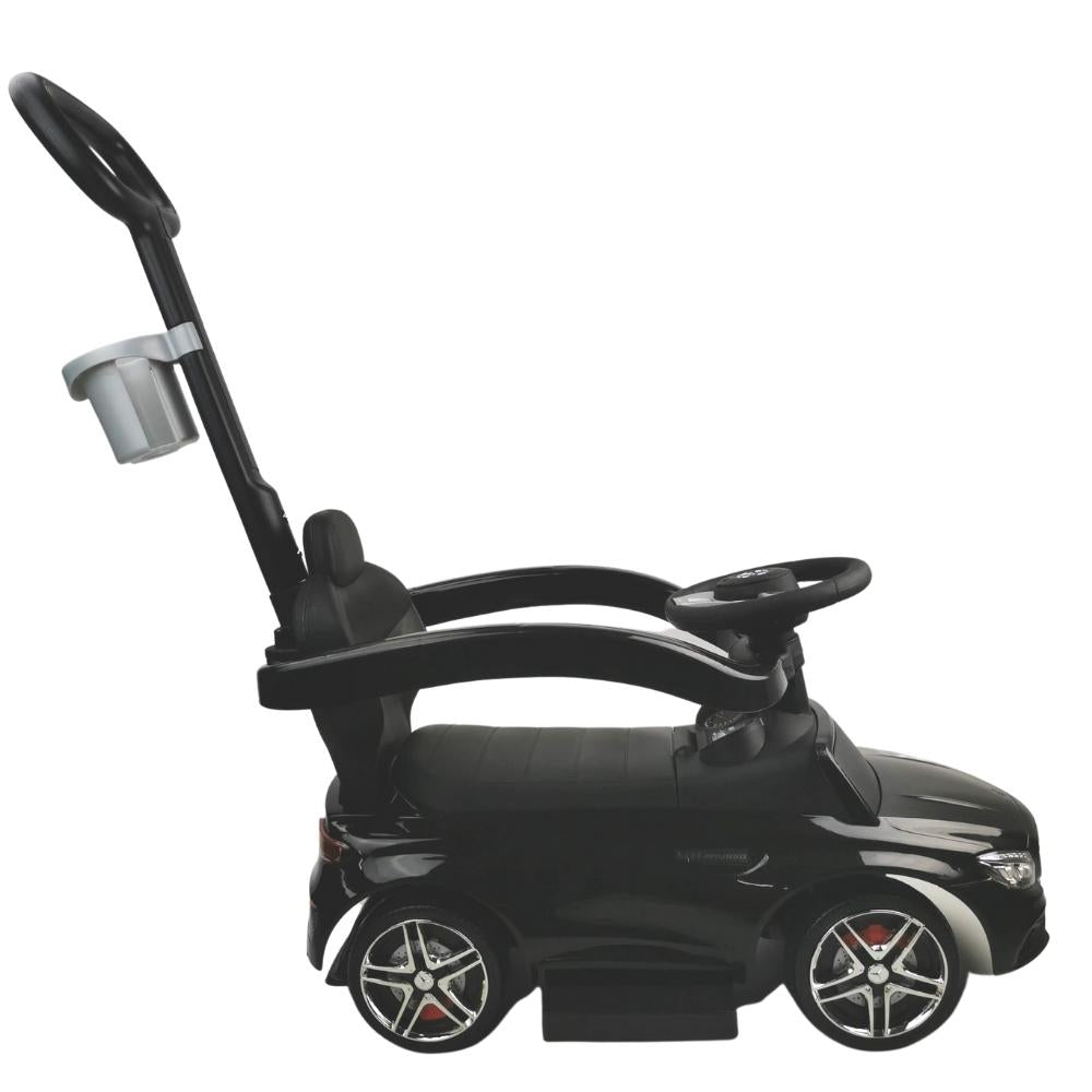 Licensed Mercedes AMG C63 Coupe Ride-On Push Car - Black - Aussie Baby