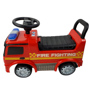 Mercedes Benz Licensed Fire Engine Kids Ride On Truck - Aussie Baby