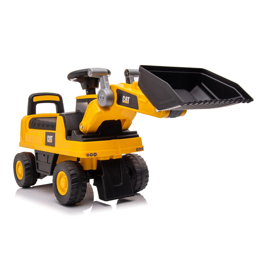 CAT Licenced Bulldozer Digger Foot-to-Floor Ride-On Toy Truck