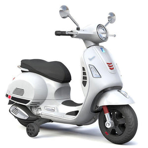 Vespa Licensed GTS 6V Ride On Motorbike - White - Aussie Baby