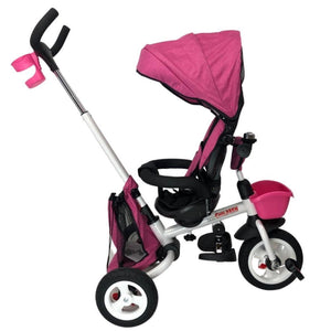 Deluxe Foldable Trike with Parent Control - Pink - Aussie Baby