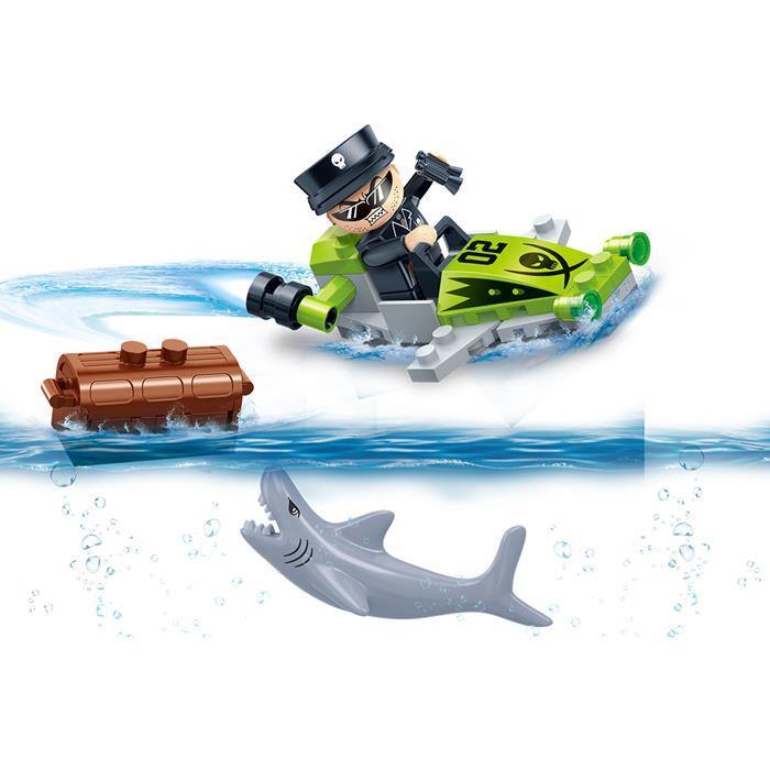 BanBao Duncan's Treasure - General Piranha's Wave Runner 7419 - Aussie Baby