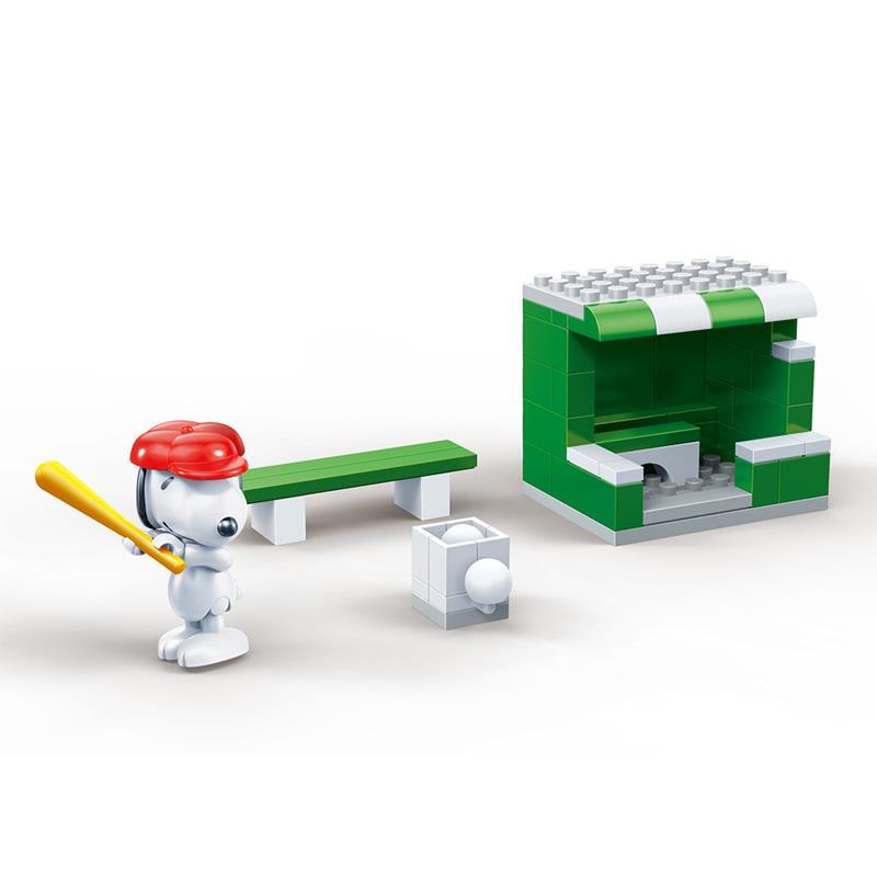 BanBao Peanuts - Snoopy Baseball Field 7531 - Aussie Baby