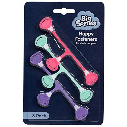 Big Softies Snappi Nappy Fasteners - Assorted - Aussie Baby