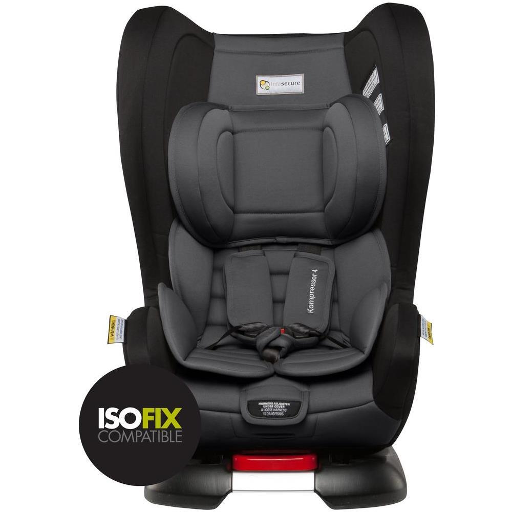 Infa Secure Kompressor Astra Isofix Car Seat Grey – Aussie Baby