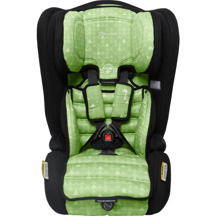 Infa Secure Emerge Treo Harnessed Booster Seat Green