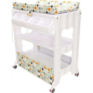 Infa Secure Cosmo Baby Bath & Change Centre - Orange Circle - Aussie Baby