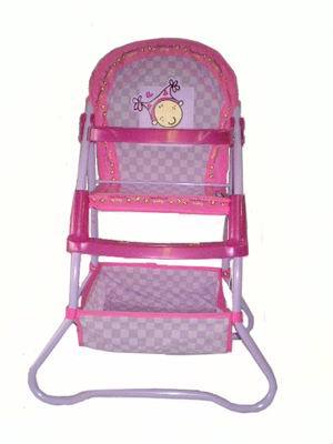 Deluxe Pink Doll High Chair