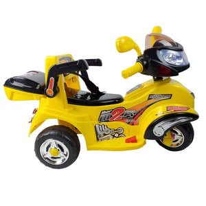 Toddler 6V Electric Ride On Bike - Yellow - Aussie Baby