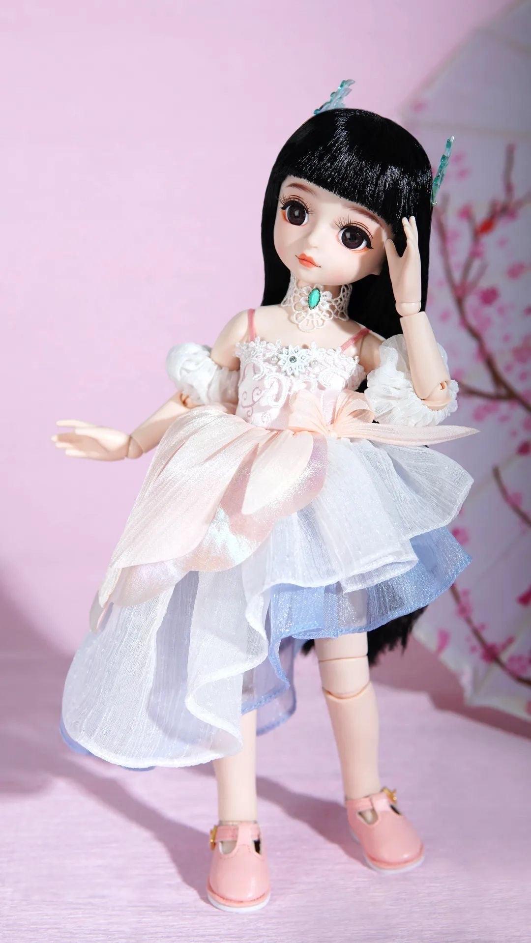 Little Kurhn Royal Palace BJD Doll - Little Kurhn Royal Flower and Butterfly Pattern - Aussie Baby